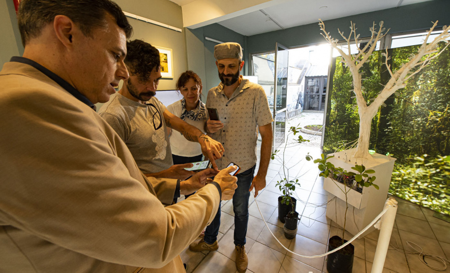 Andersen recebe cyber ilex, exposição que atualiza o valor do mate na cultura paranaense