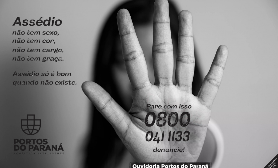 Portos do Paraná lança campanha contra assédio