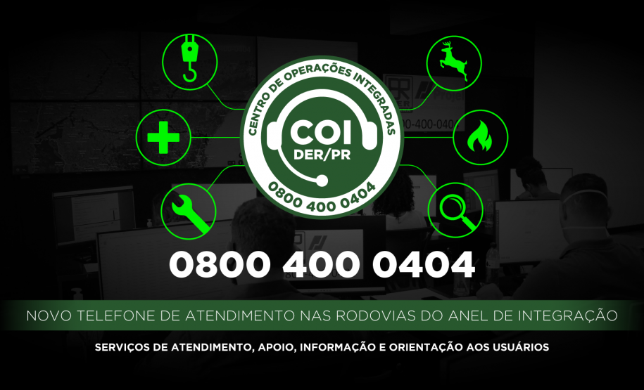 Guinchos e 0800 no lote 4 do anel de integração