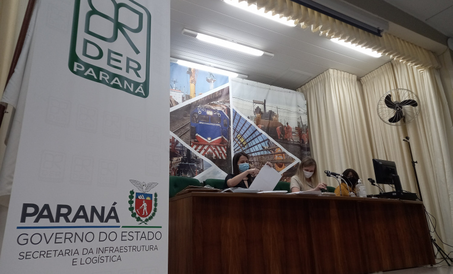 Abertura de envelopes de preços da nova iluminação da BR-277 nos municípios de Foz do Iguaçu, Santa Terezinha de Itaipu e São Miguel do Iguaçu