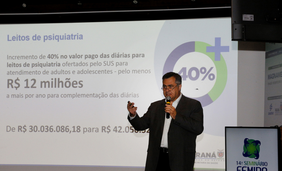 O secretário de Estado da Saúde, Beto Preto, lançou o Programa Opera Paraná.