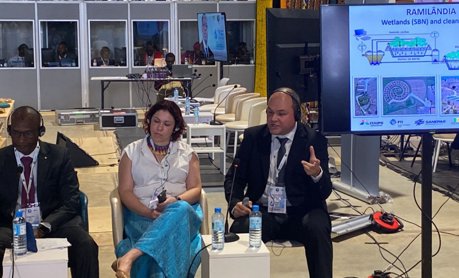 Sanepar apresenta sistema de esgoto sustentável no Fórum Mundial da Água, no Senegal