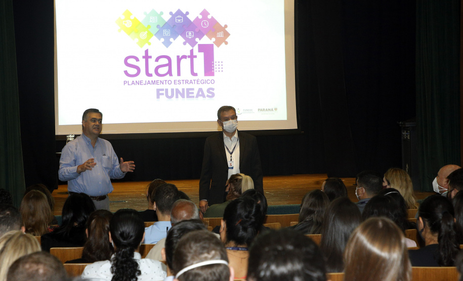 O secretário de Estado da Saúde, Beto Preto durante evento da  Fundação Estatal de Atenção em Saúde do Paraná (Funeas) -  Curitiba, 21/03/2022