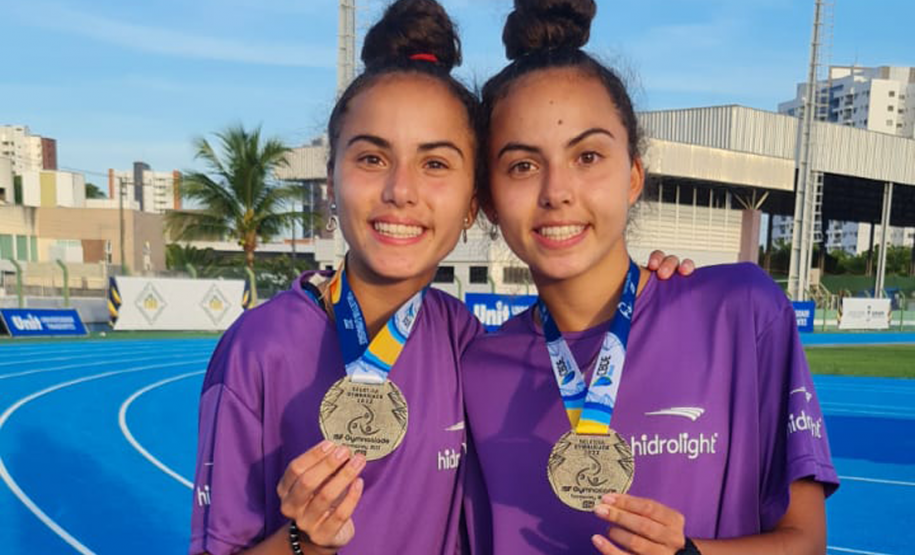 “Gêmeas Corredoras” do Paraná conquistam medalha de ouro e vaga para disputar o Gymnasiade na França 2022