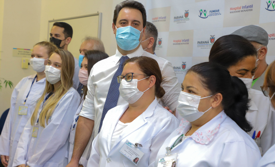 Governador anuncia mais de R$ 4,3 milhões em investimentos para o Hospital Infantil Waldemar Monastier
