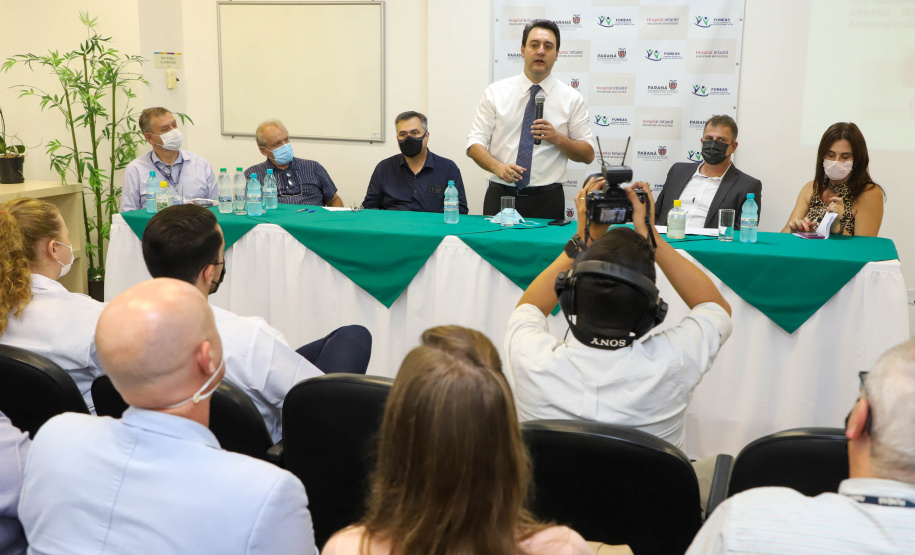 Governador anuncia mais de R$ 4,3 milhões em investimentos para o Hospital Infantil Waldemar Monastier