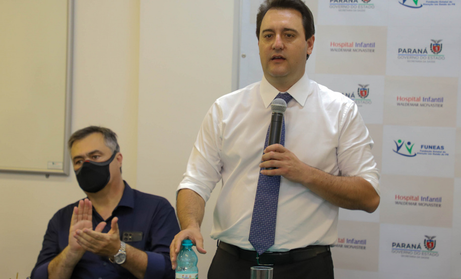 Governador anuncia mais de R$ 4,3 milhões em investimentos para o Hospital Infantil Waldemar Monastier