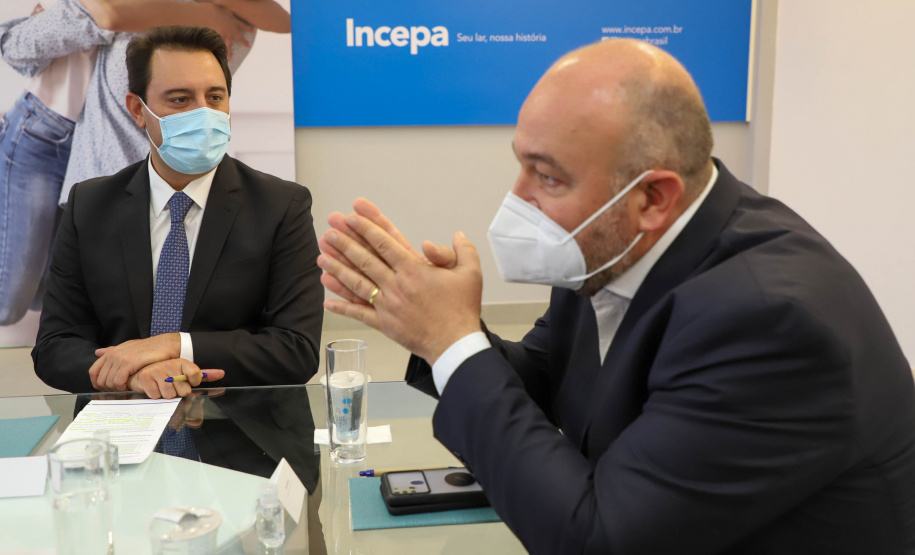 Governador Carlos Massa Ratinho Junior Visita a Fabrica da Incepa em Campo Largo.