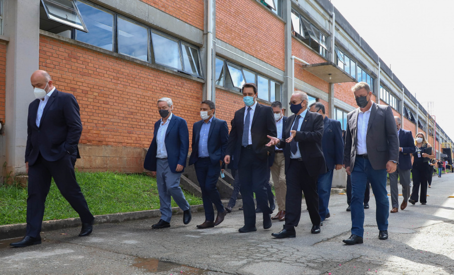 Governador Carlos Massa Ratinho Junior Visita a Fabrica da Incepa em Campo Largo.