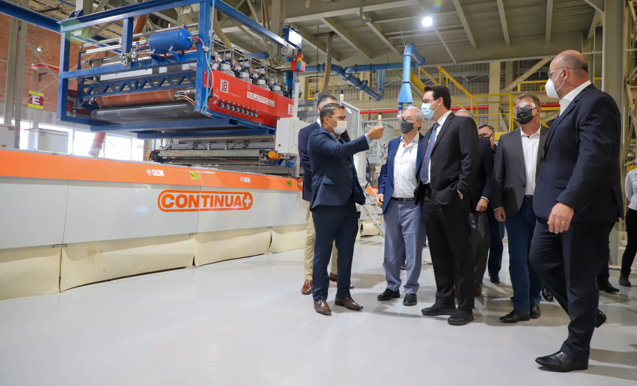 Governador Carlos Massa Ratinho Junior Visita a Fabrica da Incepa em Campo Largo.