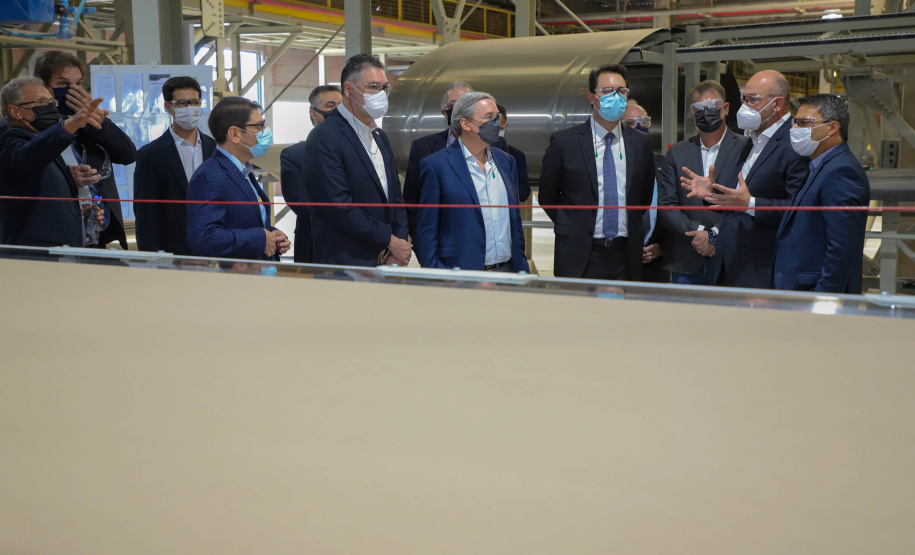 Governador Carlos Massa Ratinho Junior Visita a Fabrica da Incepa em Campo Largo.