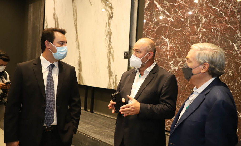 Governador Carlos Massa Ratinho Junior Visita a Fabrica da Incepa em Campo Largo.