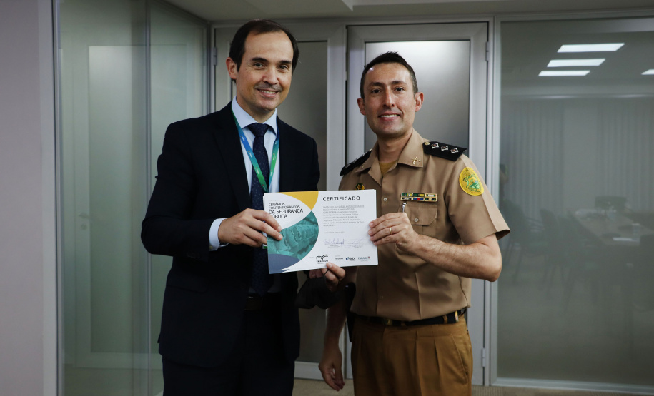 Sesp e Uniasselvi oferecem seminário para policiais integrantes de cursos de especialização e atualização profissional