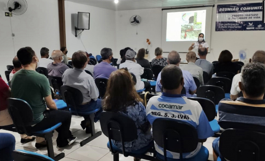 Sanepar reúne comunidade para falar sobre obra de esgoto em Ivaiporã