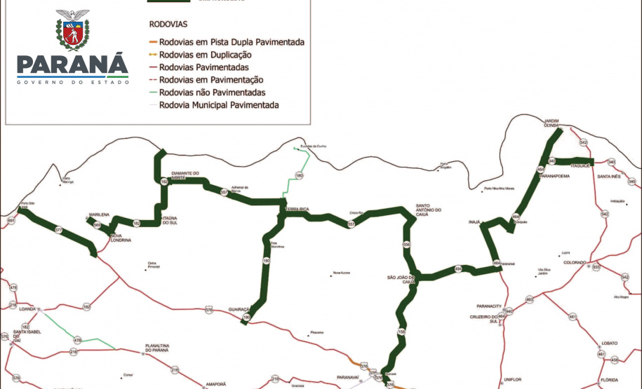 Conservação Noroeste 600 km