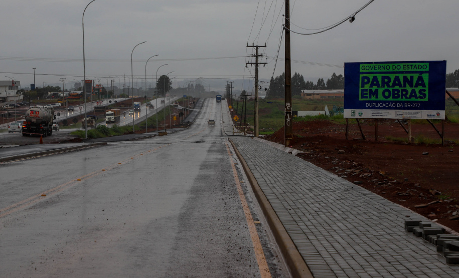 BR-277: obras no trecho em Guarapuava já atingiram 40% de conclusão