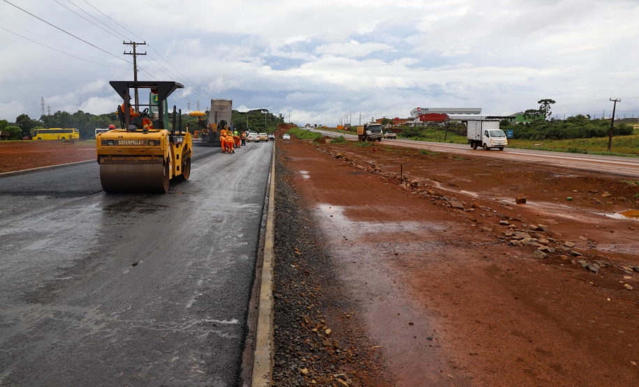 BR-277: obras no trecho em Guarapuava já atingiram 40% de conclusão