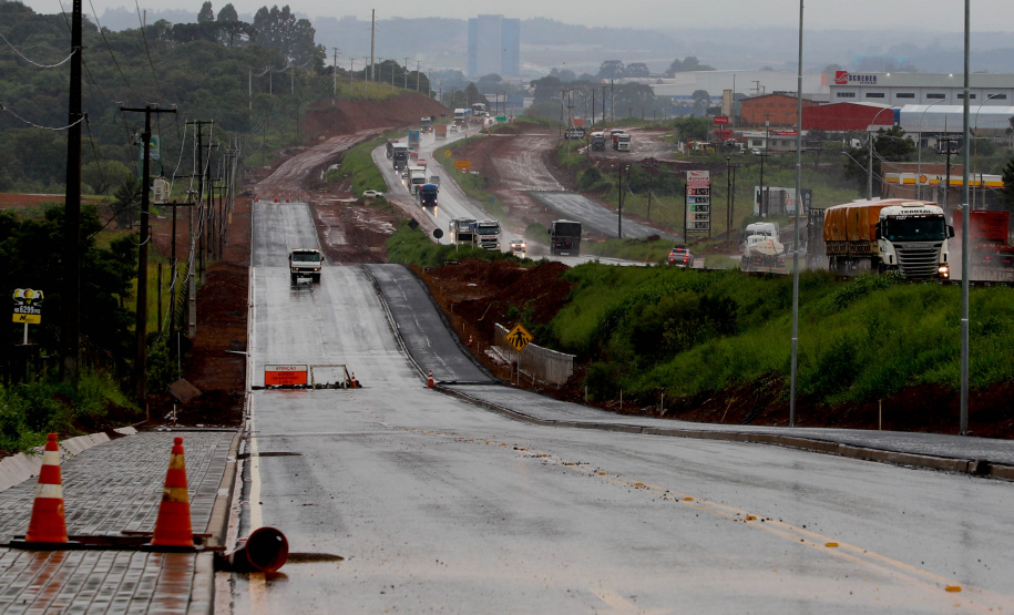 BR-277: obras no trecho em Guarapuava já atingiram 40% de conclusão
