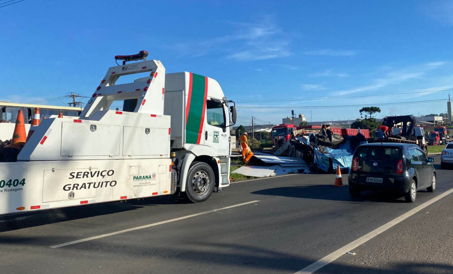 Guinchos e 0800 no lote 4 do anel de integração