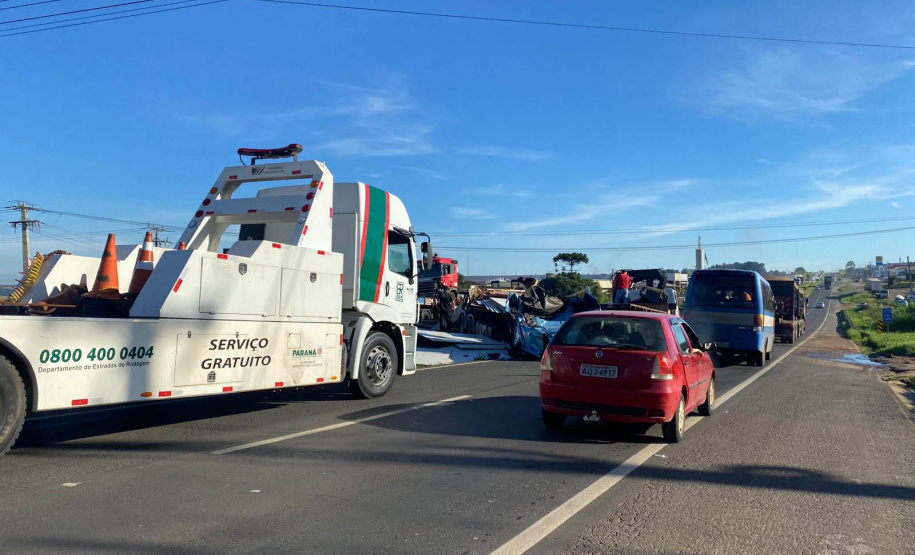 Guinchos e 0800 no lote 4 do anel de integração