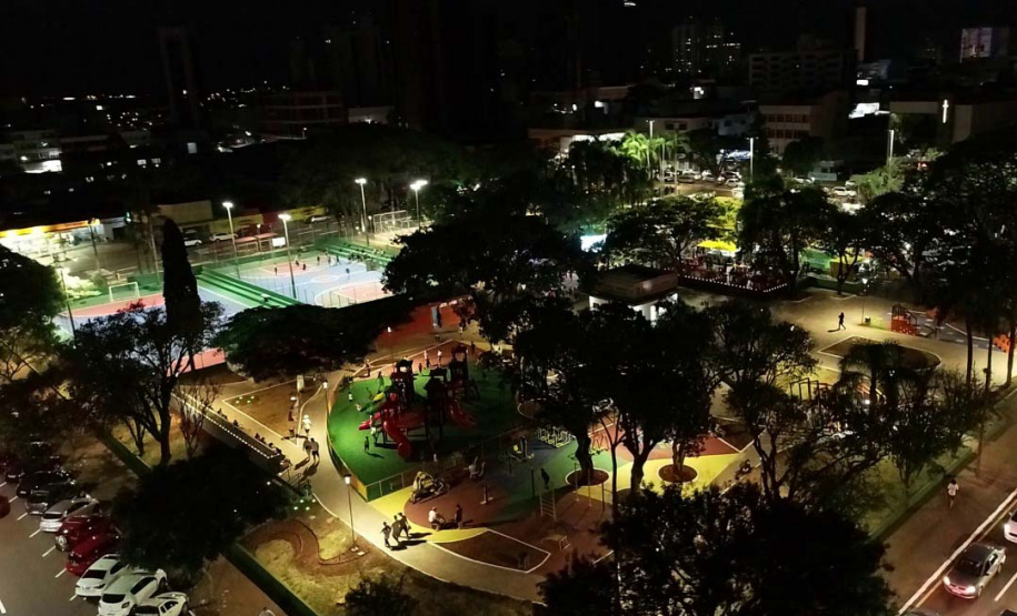 Entre as 82 ações nesse período está a revitalização da Praça Wilson Joffre, em Cascavel, na região Oeste.