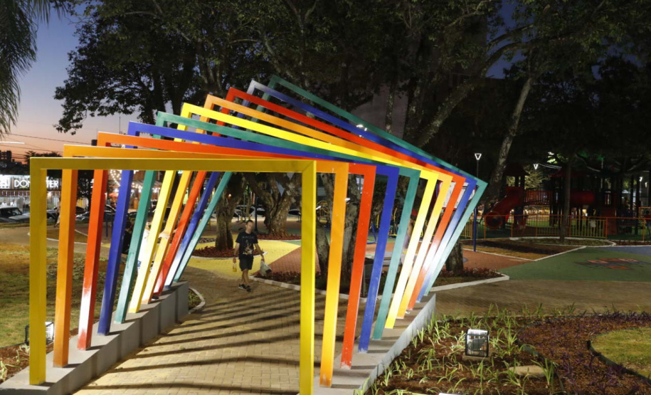 Entre as 82 ações nesse período está a revitalização da Praça Wilson Joffre, em Cascavel, na região Oeste.