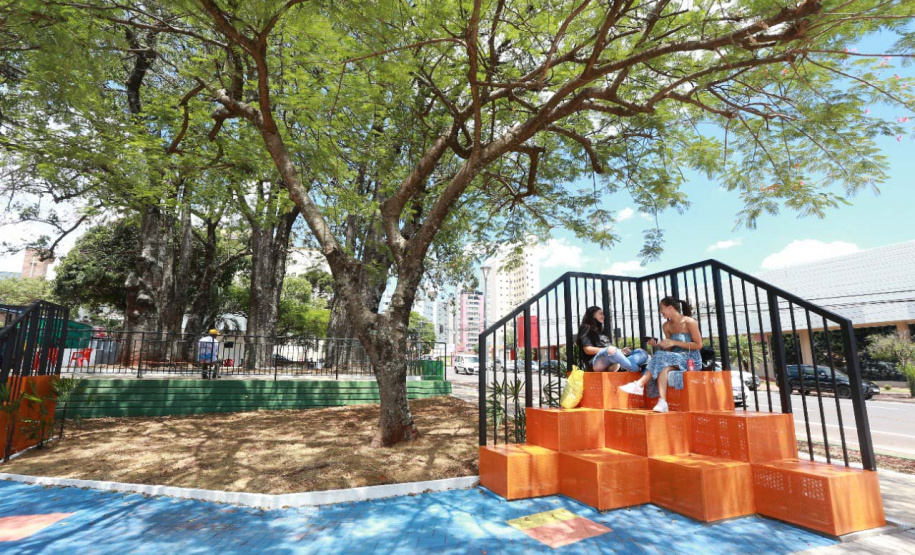 Entre as 82 ações nesse período está a revitalização da Praça Wilson Joffre, em Cascavel, na região Oeste.