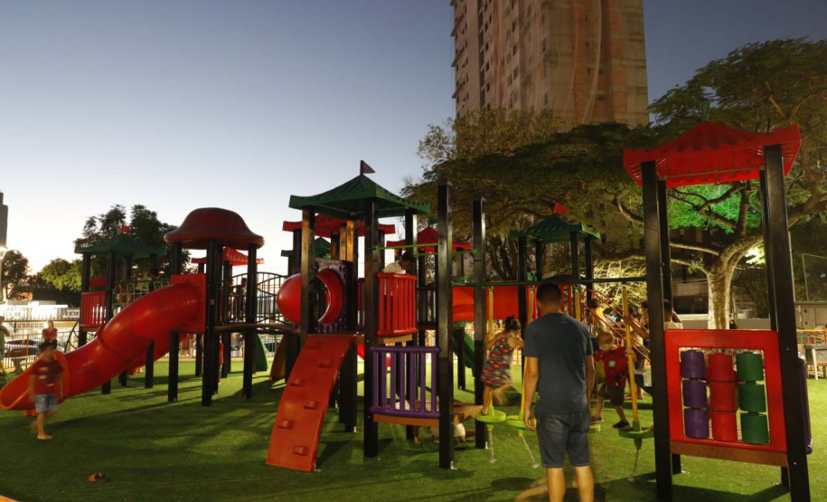 Entre as 82 ações nesse período está a revitalização da Praça Wilson Joffre, em Cascavel, na região Oeste.