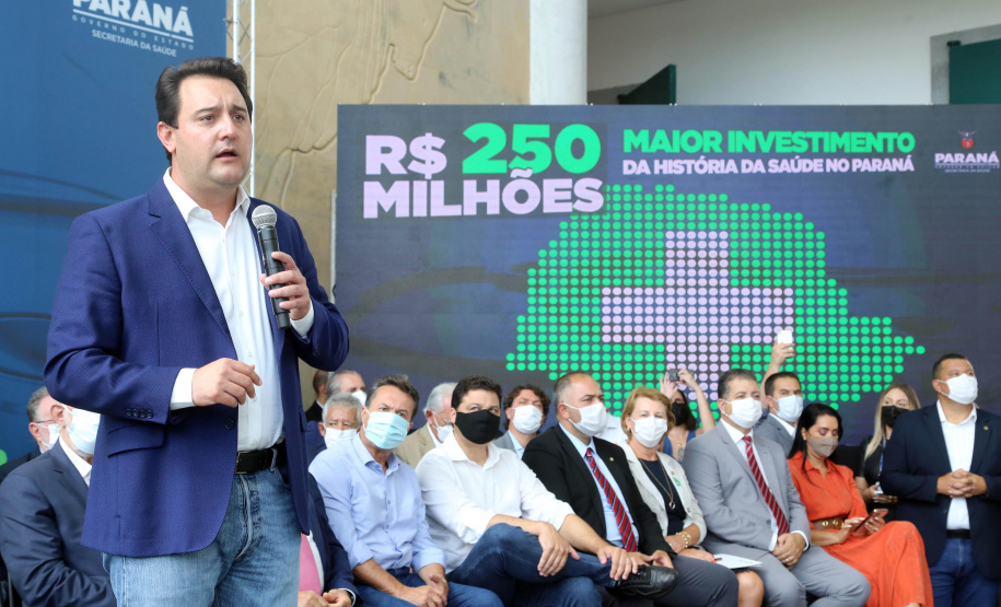 Estado investirá R$ 250 milhões em saúde nos municípios, maior pacote da história do Paraná