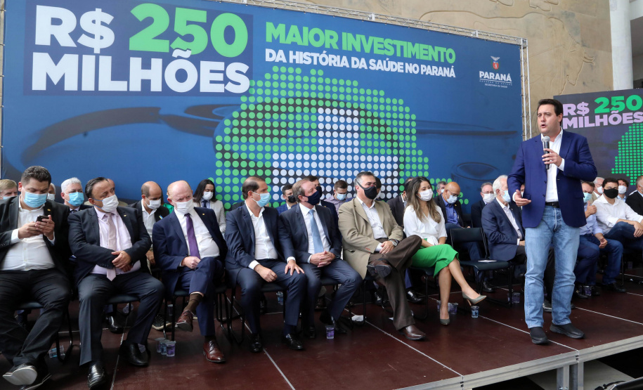Estado investirá R$ 250 milhões em saúde nos municípios, maior pacote da história do Paraná