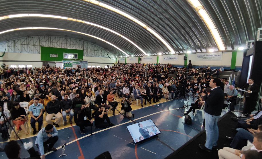 governador Carlos Massa Ratinho Junior e o Secretário da Saúde, Beto Preto, assinam nesta quinta-feira (31), liberação de recurso para o Hospital de Rio Branco do Sul. 31/03/2022 -