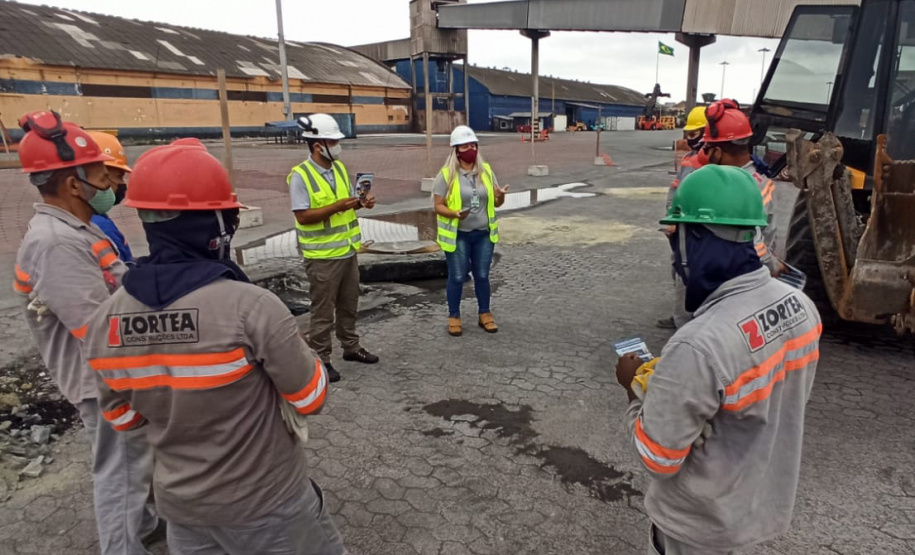 Março marca reforço no uso dos EPIs no Porto de Paranaguá