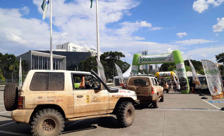 Chegada do 28º Rally Transparaná em frente ao Palácio Iguaçu - Curitiba, 05/03/2022