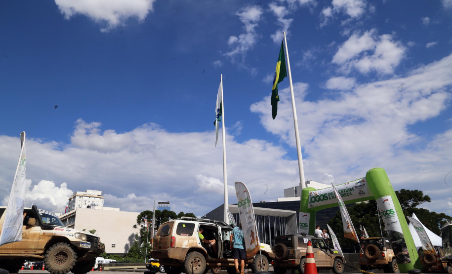 Chegada do 28º Rally Transparaná em frente ao Palácio Iguaçu - Curitiba, 05/03/2022