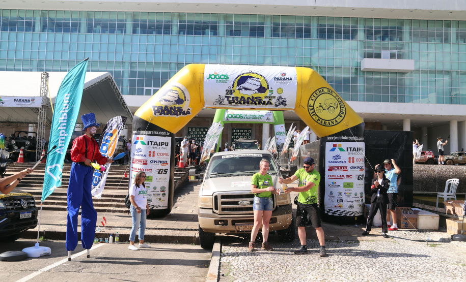 Chegada do 28º Rally Transparaná em frente ao Palácio Iguaçu - Curitiba, 05/03/2022