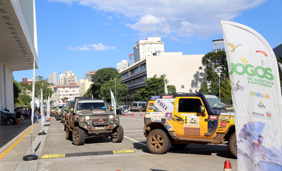 Chegada do 28º Rally Transparaná em frente ao Palácio Iguaçu - Curitiba, 05/03/2022