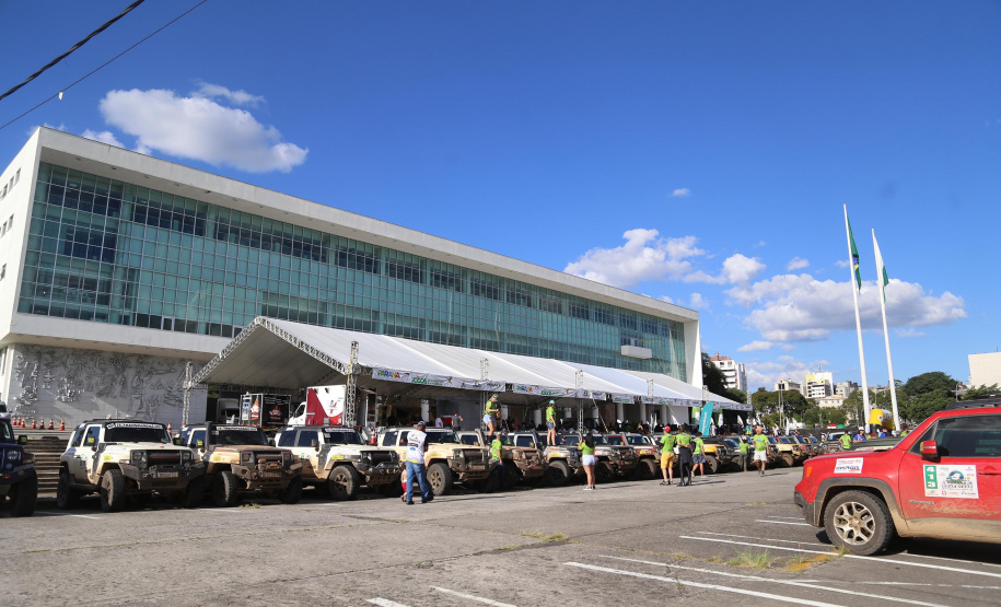 Chegada do 28º Rally Transparaná em frente ao Palácio Iguaçu - Curitiba, 05/03/2022