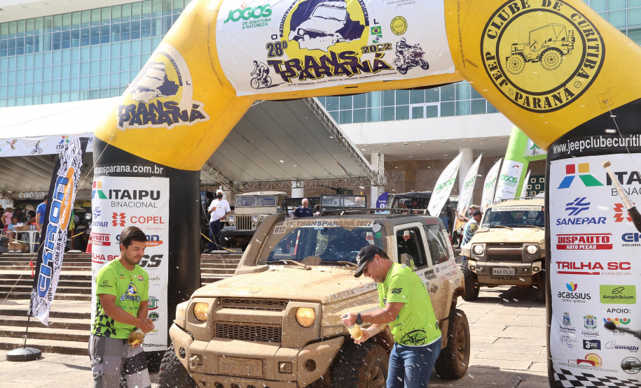 Chegada do 28º Rally Transparaná em frente ao Palácio Iguaçu - Curitiba, 05/03/2022