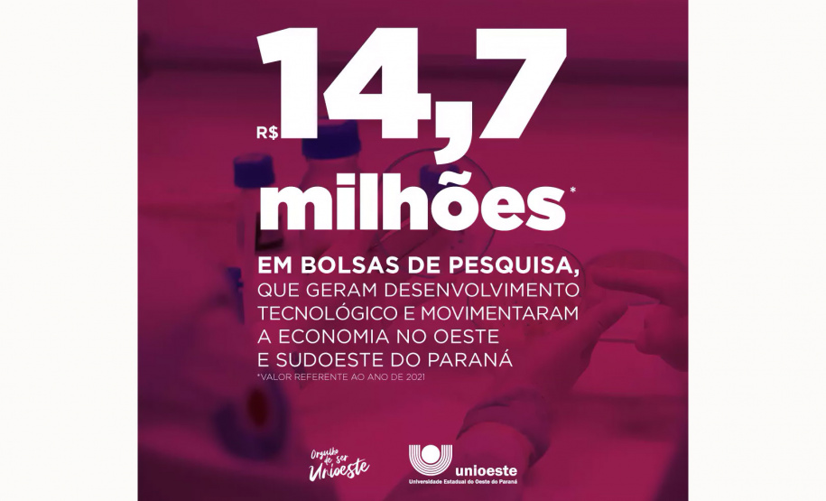 Bolsas de pesquisa da Unioeste movimentam inovação no Oeste e Sudoeste