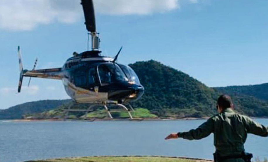 Com apoio de aeronave do BPMOA, IAT identifica irregularidades em áreas de APP