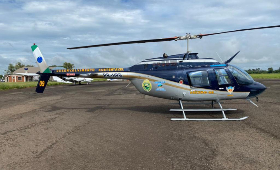 Com apoio de aeronave do BPMOA, IAT identifica irregularidades em áreas de APP