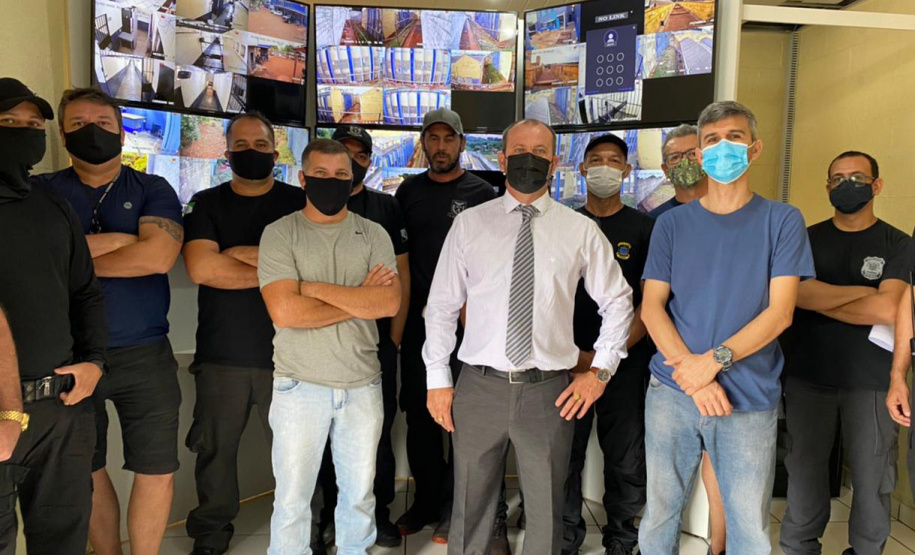 Novas câmeras de segurança reforçam o monitoramento na Penitenciária de Foz do Iguaçu