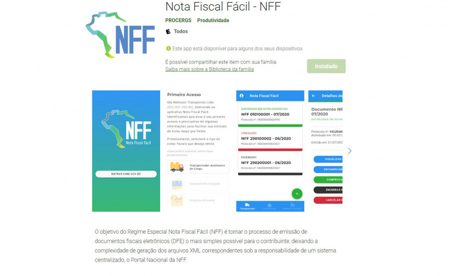 Aplicativo Nota Fiscal Fácil facilita a emissão de notas fiscais eletrônicas por produtores rurais paranaenses