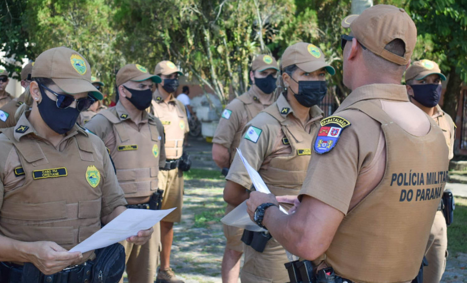 Polícia Militar desencadeia megaoperação Fortaleza no Litoral do estado com viaturas e helicóptero
