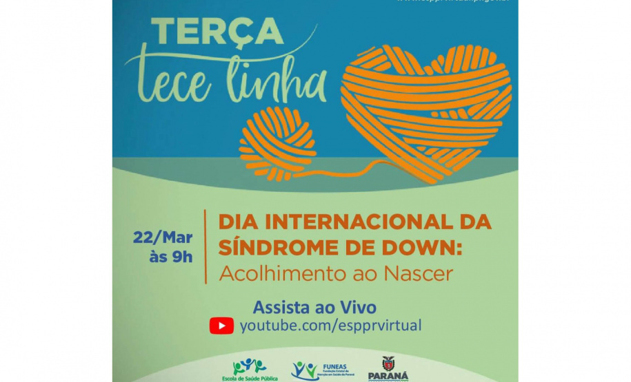 Acolhimento e inclusão são temas de live para celebrar o Dia Internacional da Síndrome de Down