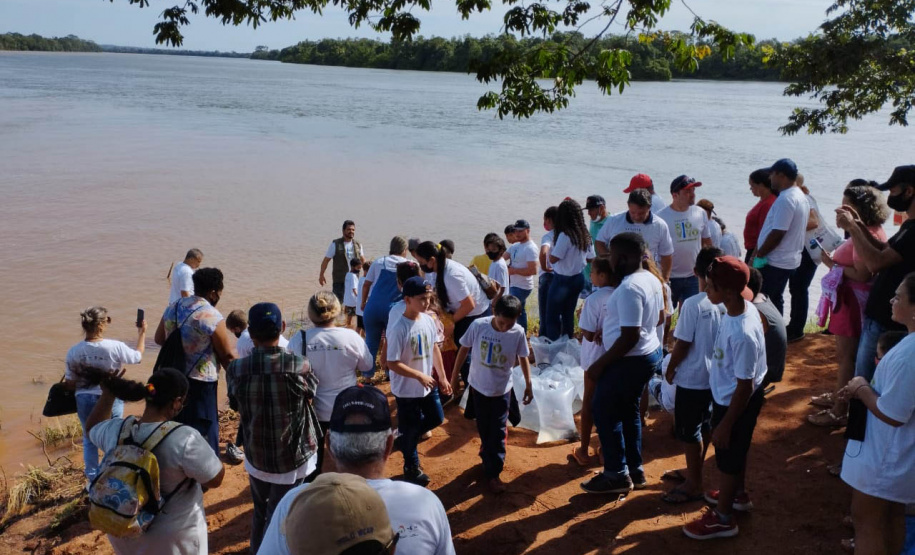 Projeto Rio Vivo atinge a marca de 1,76 milhão de peixes nativos soltos nas Bacias Hidrográficas do Paraná