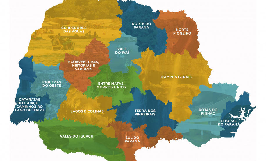 Paraná integra novo mapa do Ministério do Turismo com 210 cidades e 15 regiões turísticas