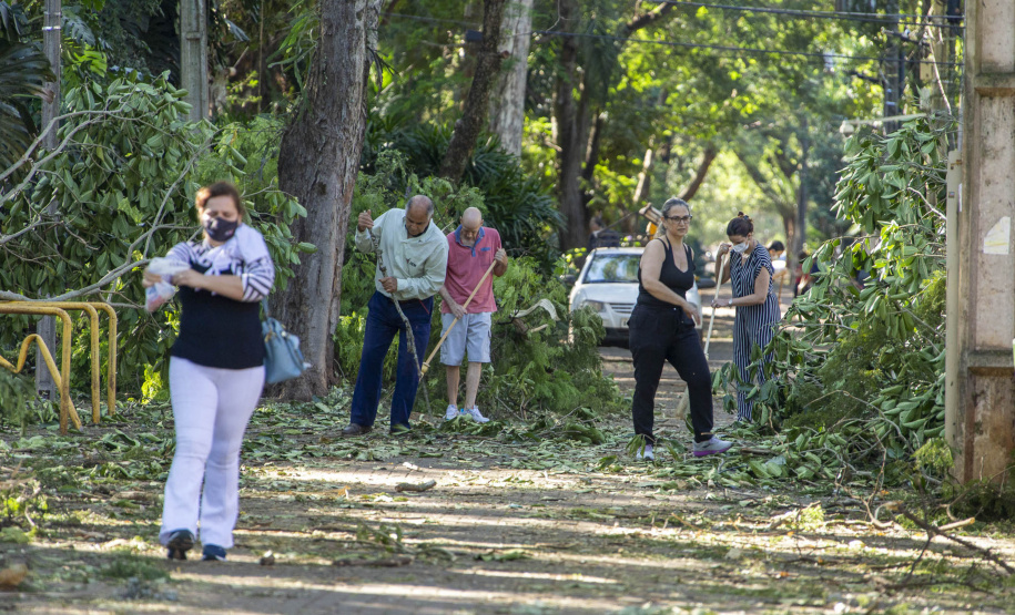 Mutirão no câmpus tem participação voluntária da comunidade universitária