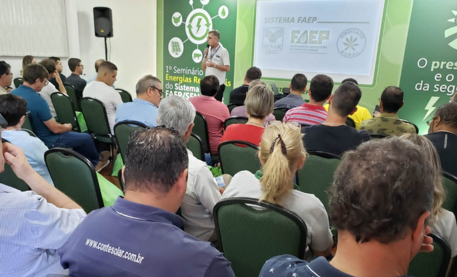 Seminário discute a energia renovável no Oeste