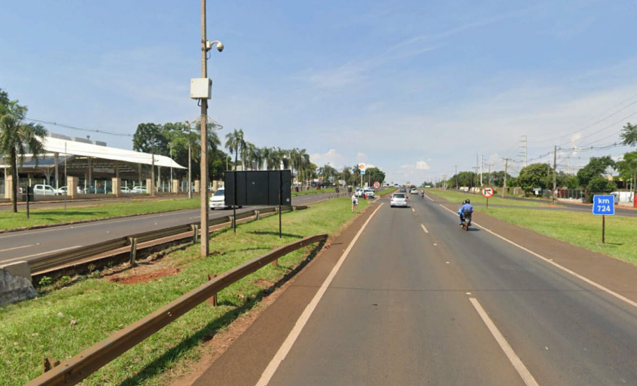 Nova iluminação viária BR-277